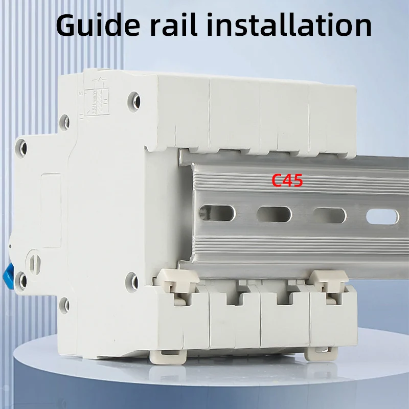 1P-4P DIN rail AC DZ47-63 miniature circuit breaker air switch house MCB with indication overload protection for household use