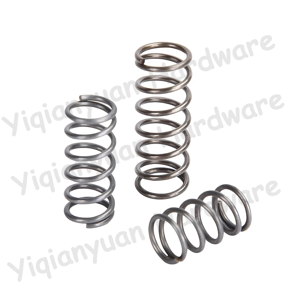 5Pcs Cylindrical Coil Compression Spring Wire Diameter 3.0mm Steel 65Mn Rotor Return Compressed Spring for Hardware And Tools