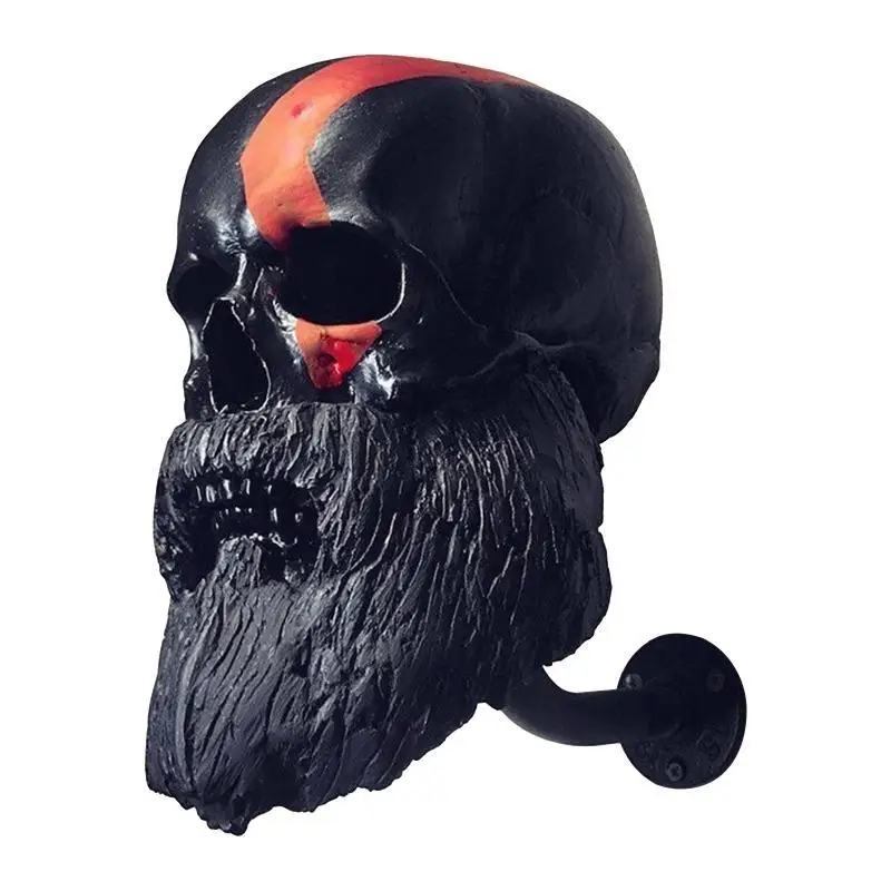 Creative Adult Motorcycle Helmet Holder Halloween Skull Decoration Helmet Ra