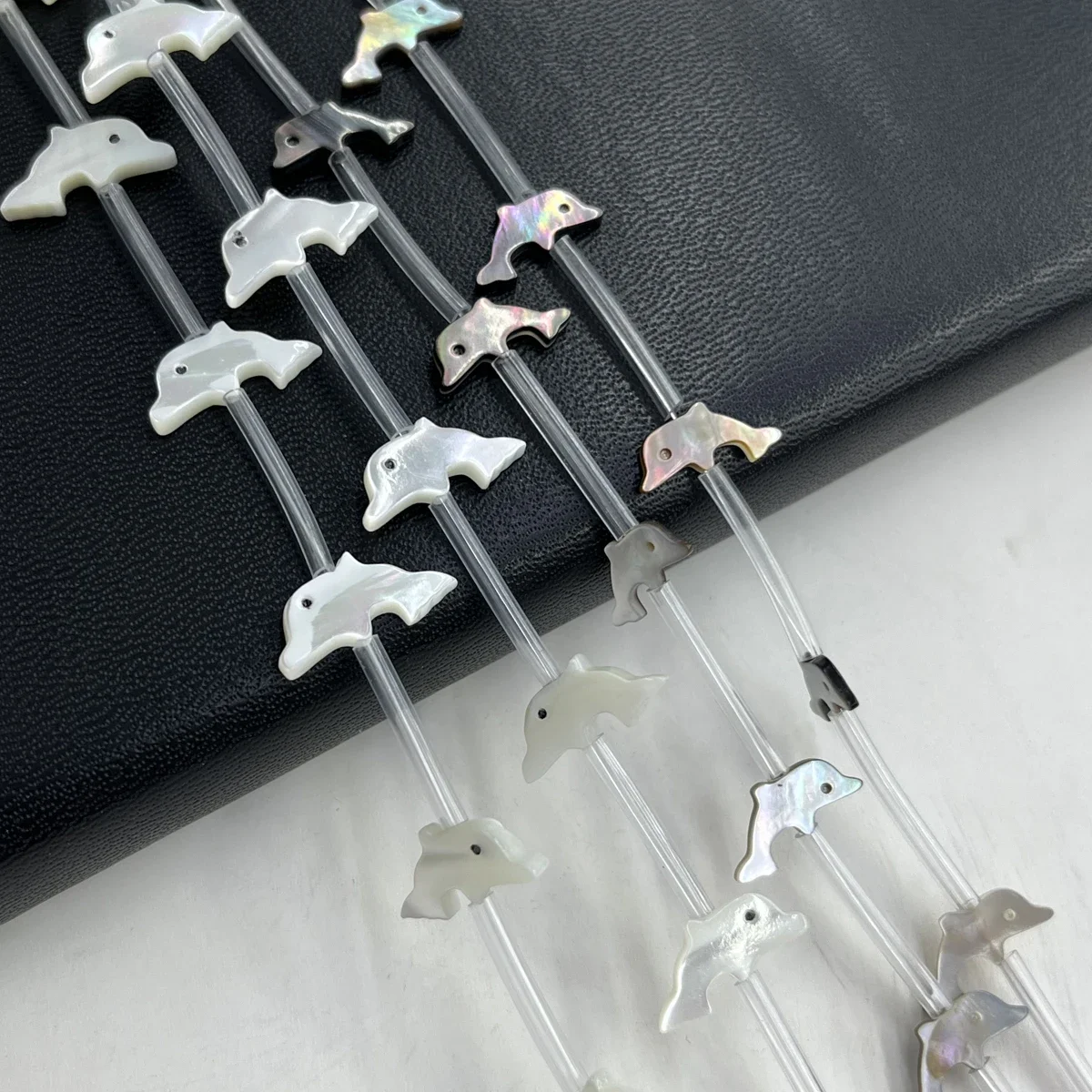 

Shell Side-Hole Dolphin Bead White Natural Freshwater Exquisite Jewelry Making DIY Necklace Bracelet Earrings Accessory Wedding