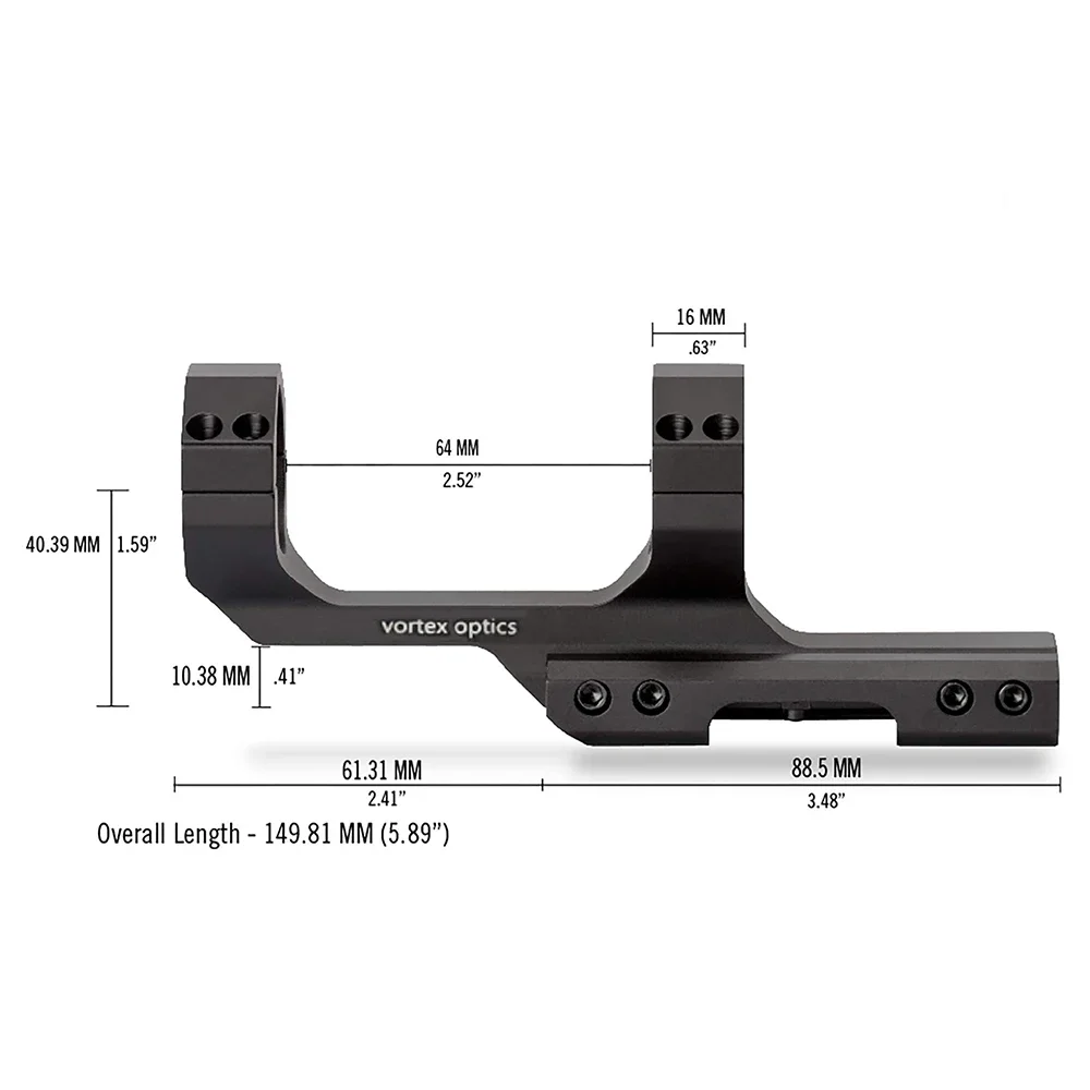 VT Tactical Scope Mount 25.4/30MM Optical Sights Rings Cantilever Riflescope Mounts For 20mm Picatinny Rail