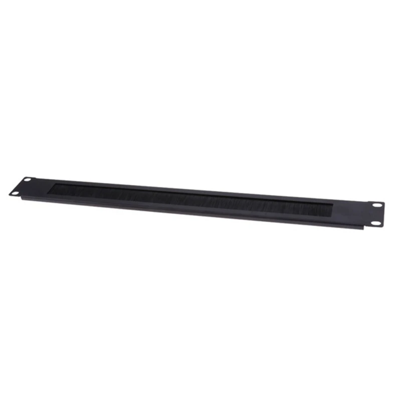 1U 19Inch RACK MOUNT Blanking Plate Rack Mounting Blank Network Brush Panel Server Cabinet Cable Management