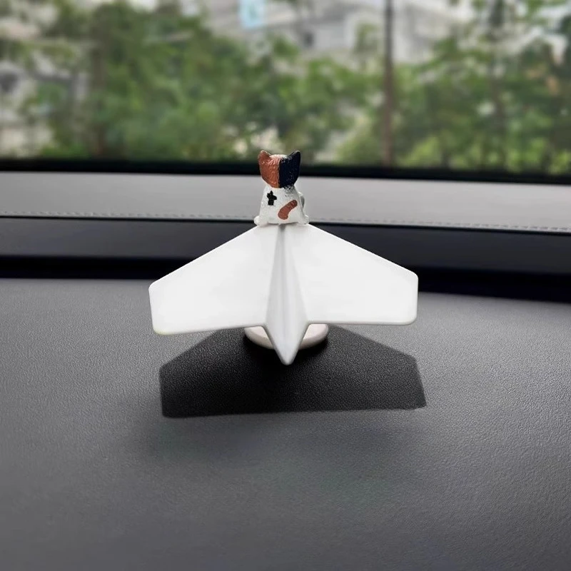 Rotating Airplane Car Ornaments, Dashboard Decorations, New Creative Car Ornaments, Rotating Airplane
