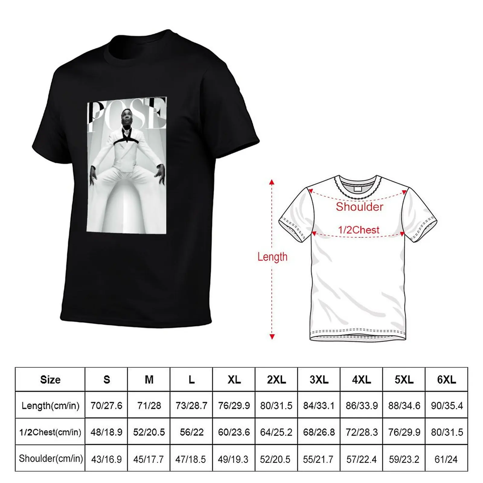 POSE Pray Tell Black and White - Live Work Pose TV Show T-Shirt Lightweight Hiking T-Shirt