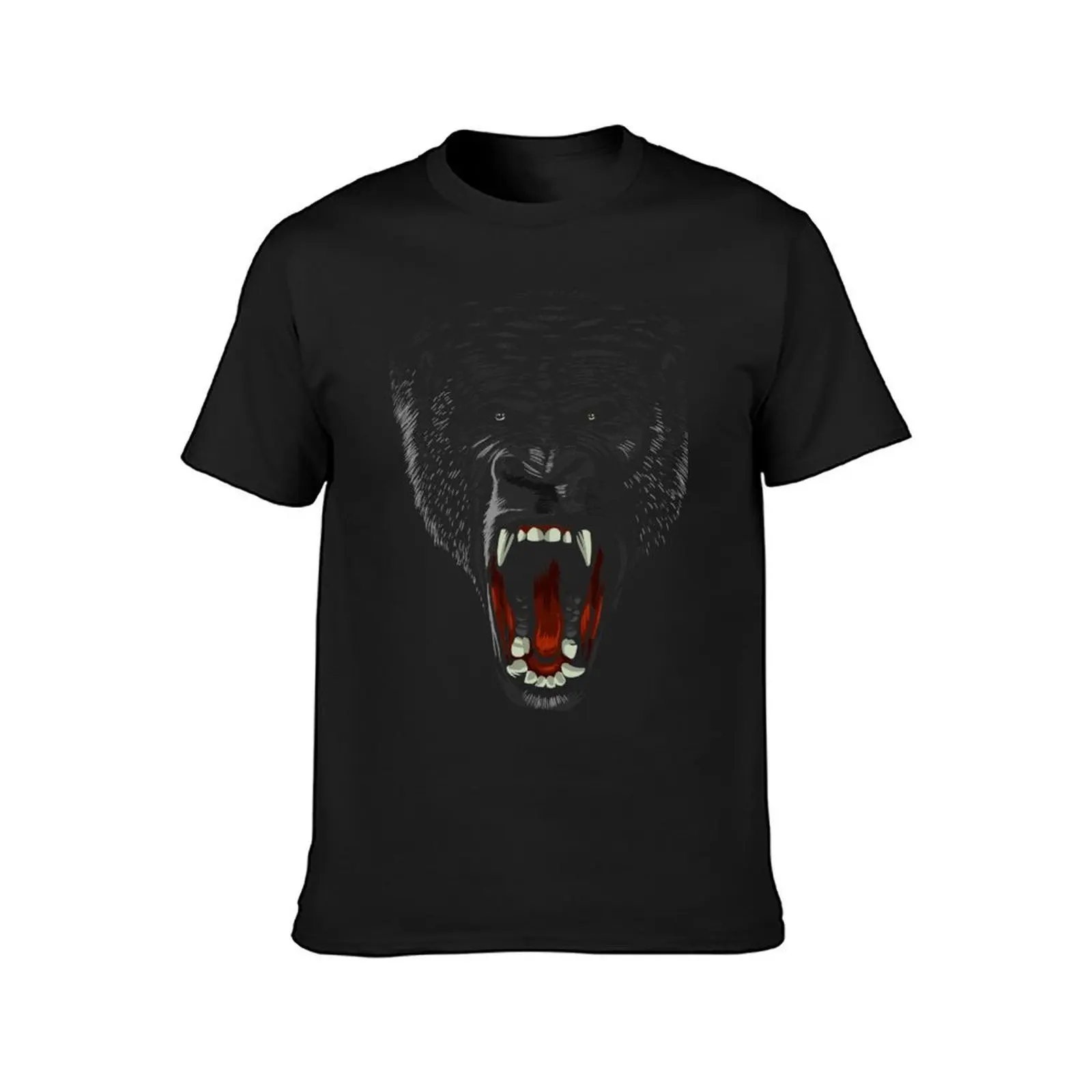 gorilla T-Shirt anime cute clothes Aesthetic clothing vintage mens t shirts casual stylish