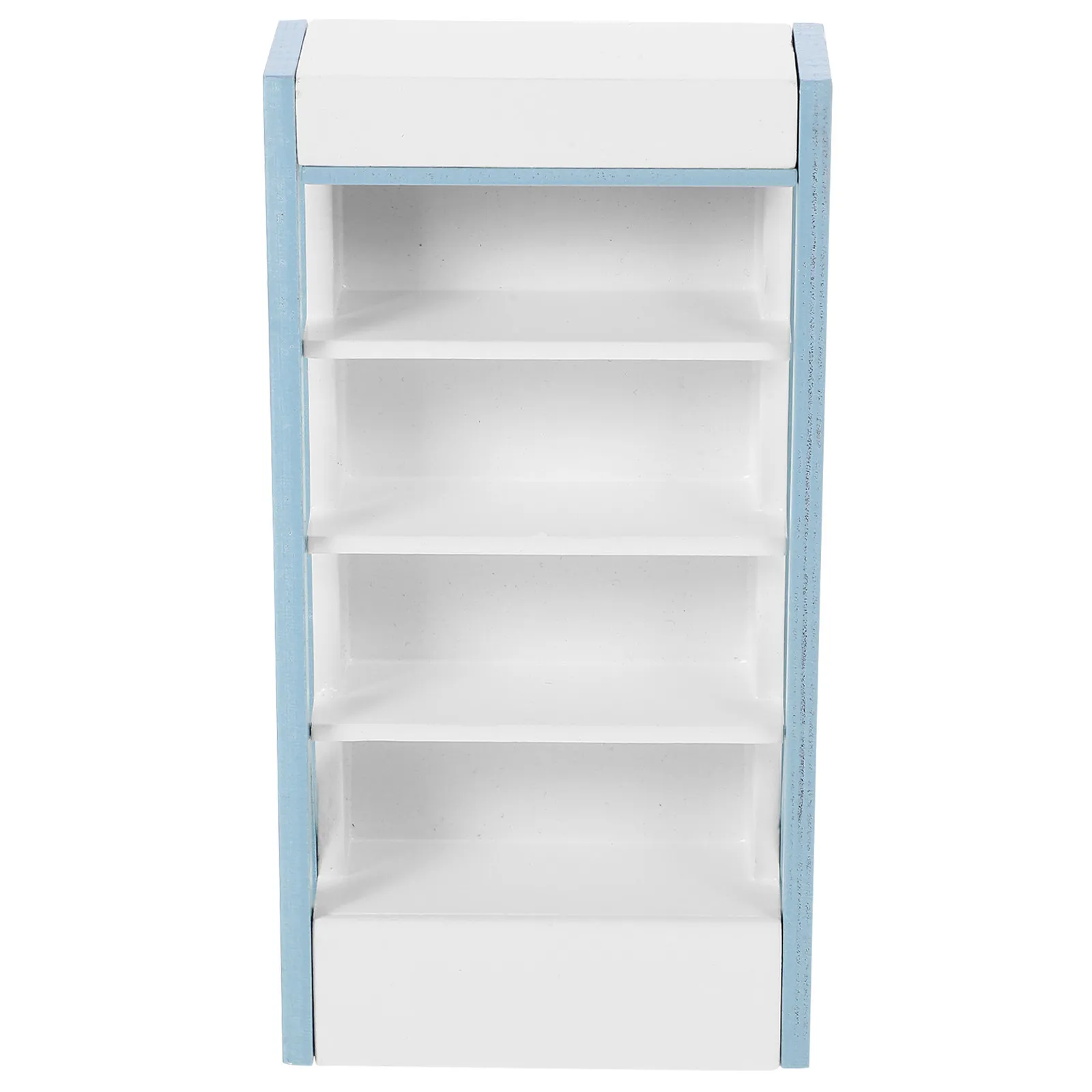 

1:12 Scale Wooden Mini Supermarket Shelf Miniature Furniture Cabinet for Dollhouse Decoration Storage Mini Food Beverage Display