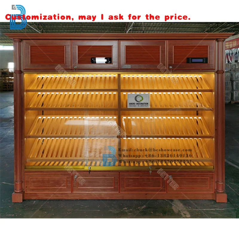 

custom.Showcase Display Cabinet Cigar Humidor Cabinet