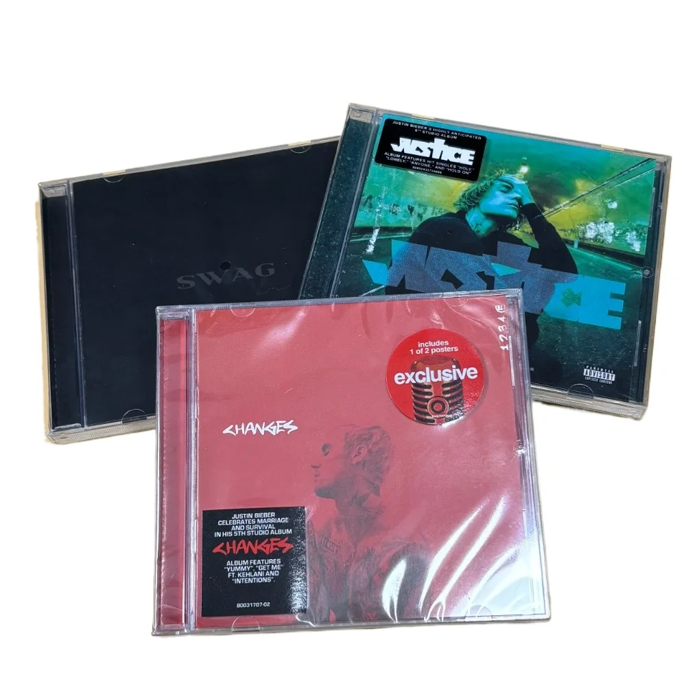 En Stock: Set de 3 CDs de Pop R&B Contemporáneo, Colección de Álbumes Pop Masculinos, Nuevo y Sellado