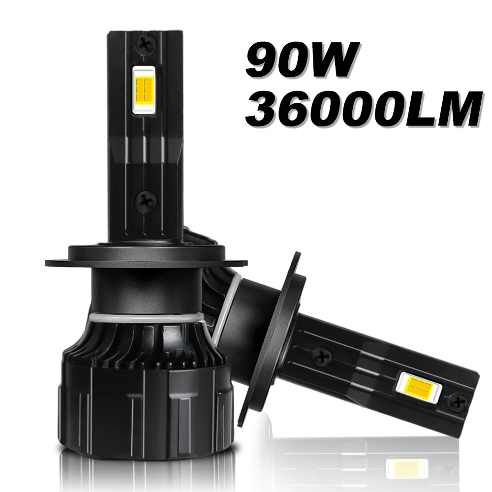 

6000K H7 H4 H11 Led Lamp Canbus Led Lights for Car H8 H9 HB3 9005 HB4 9006 9004 9007 12V Led Headlight Bulb 90W 36000LM M9 LED