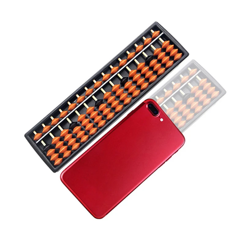 1 STKS Math Leermiddel Voor Kinderen Draagbare Chinese 15 Cijfers Kolom Abacus Rekenkundige Soroban Berekenen Tellen