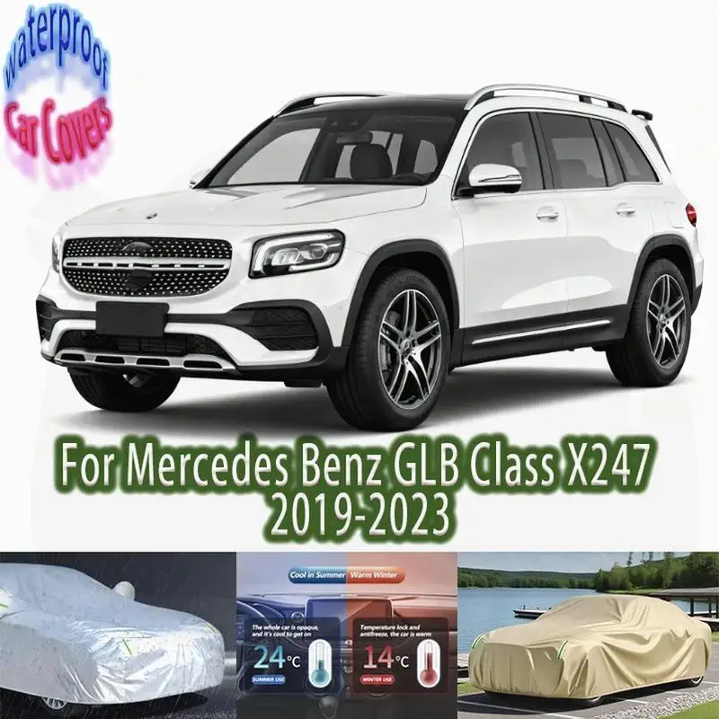 

For Outdoor Protection & Waterproof Full for Mercedes Benz GLB Class X247 Sunshade Dustproof Car Covers
