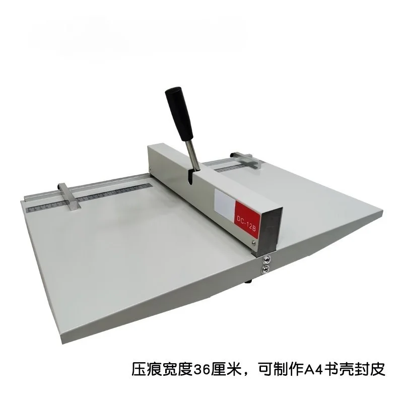 Manual indentation machine A3 creasing machine A4 photo book album greeting card cover folding binding pressing machine