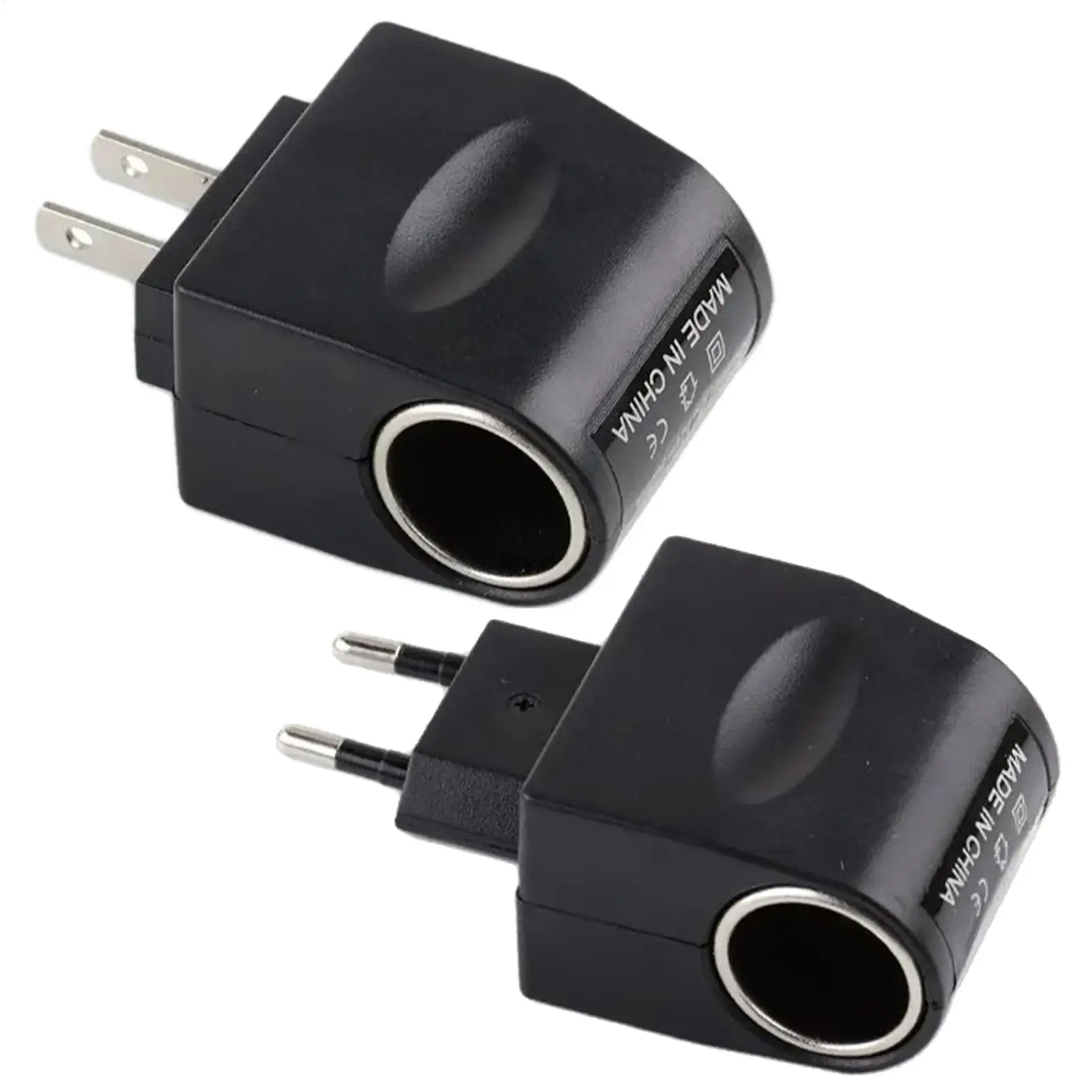 12 Volt Car Adapter 220V To 12V With LED Indicator Converter Black Automotive Accessories AC To DC Car Adapter