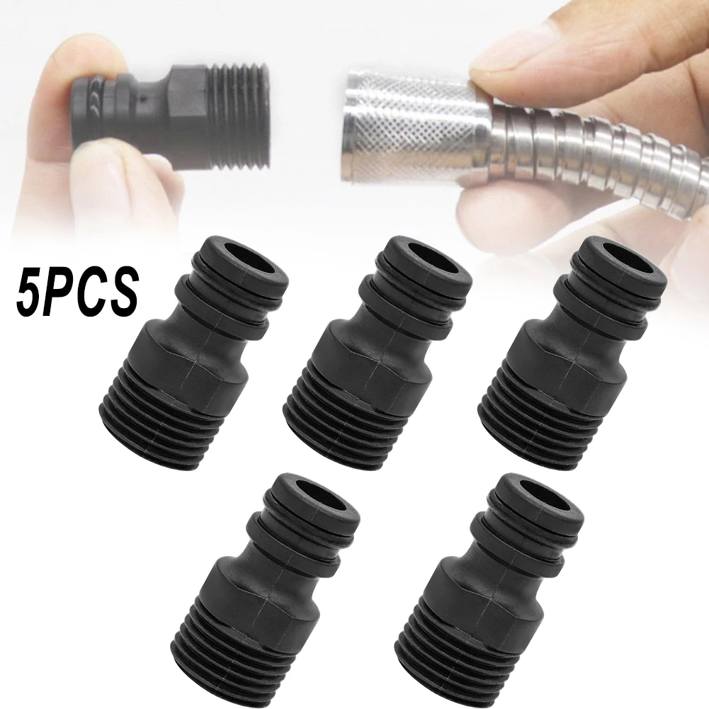 Threaded Fittings Threaded Joint Plastic Quick Coupling 4-point Faucet Adapter Garden Water Pipe Hose Fittings
