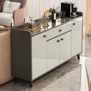 Lemari Tepi, Loker, Lemari pantry, Ruang Tamu modern yang Mewah dan Sederhana, Lemari Penyimpanan Dinding, Lemari Teh 8 lemari pantry penjualan terbaik - №