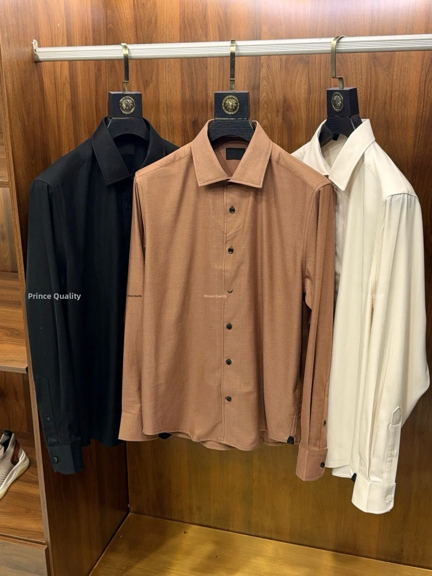 

Модная повседневная мужская рубашка с воротником-стойкой, длинным рукавом, из дышащего хлопка, приталенного кроя, для молодежи, осень-зима, новинка