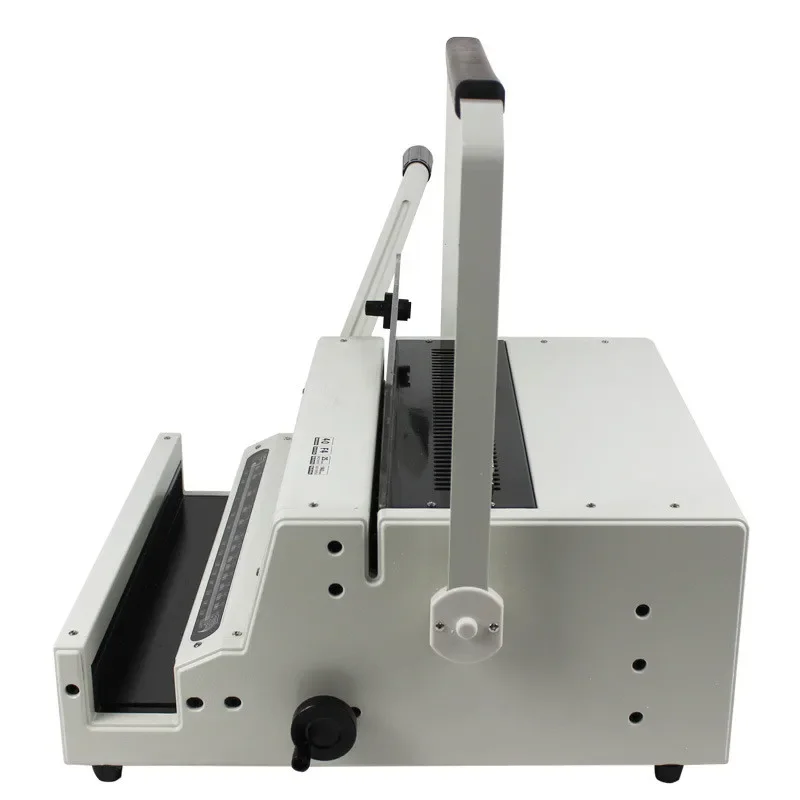 Imagem -04 - Ferro Ring Binding Machine Loose-leaf Hole Punch Bobina Livro Vinculativo Machine Mw600d 2:1 3:1