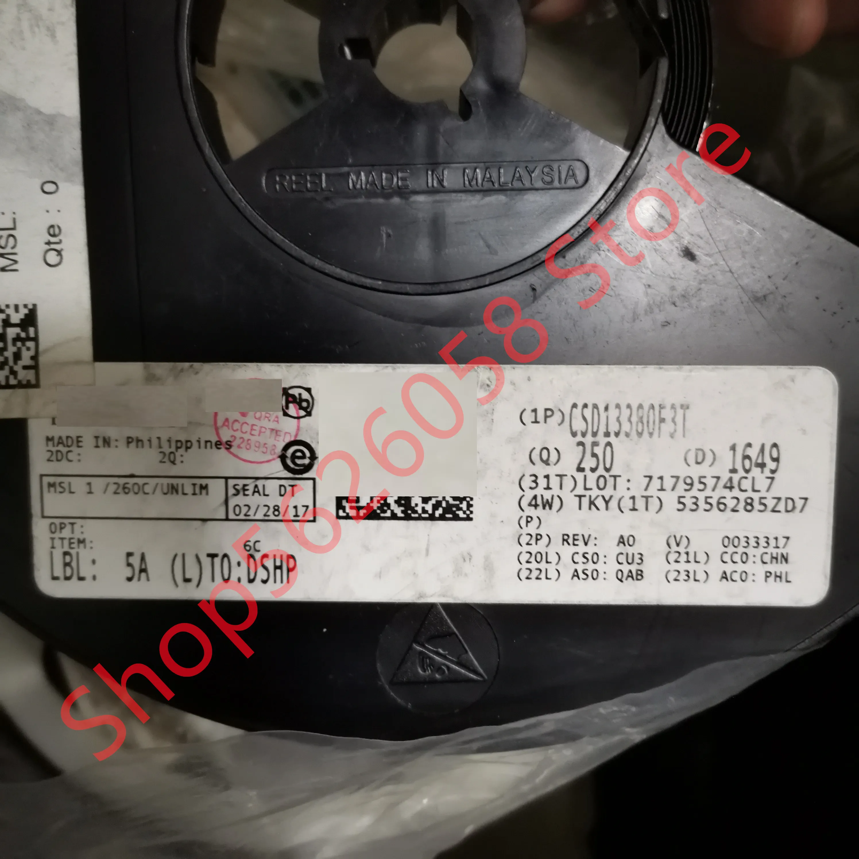 

CSD13380F3T 10 шт./лот QFN 12 В 3,6 А оригинальный и аутентичный, бесплатная доставка