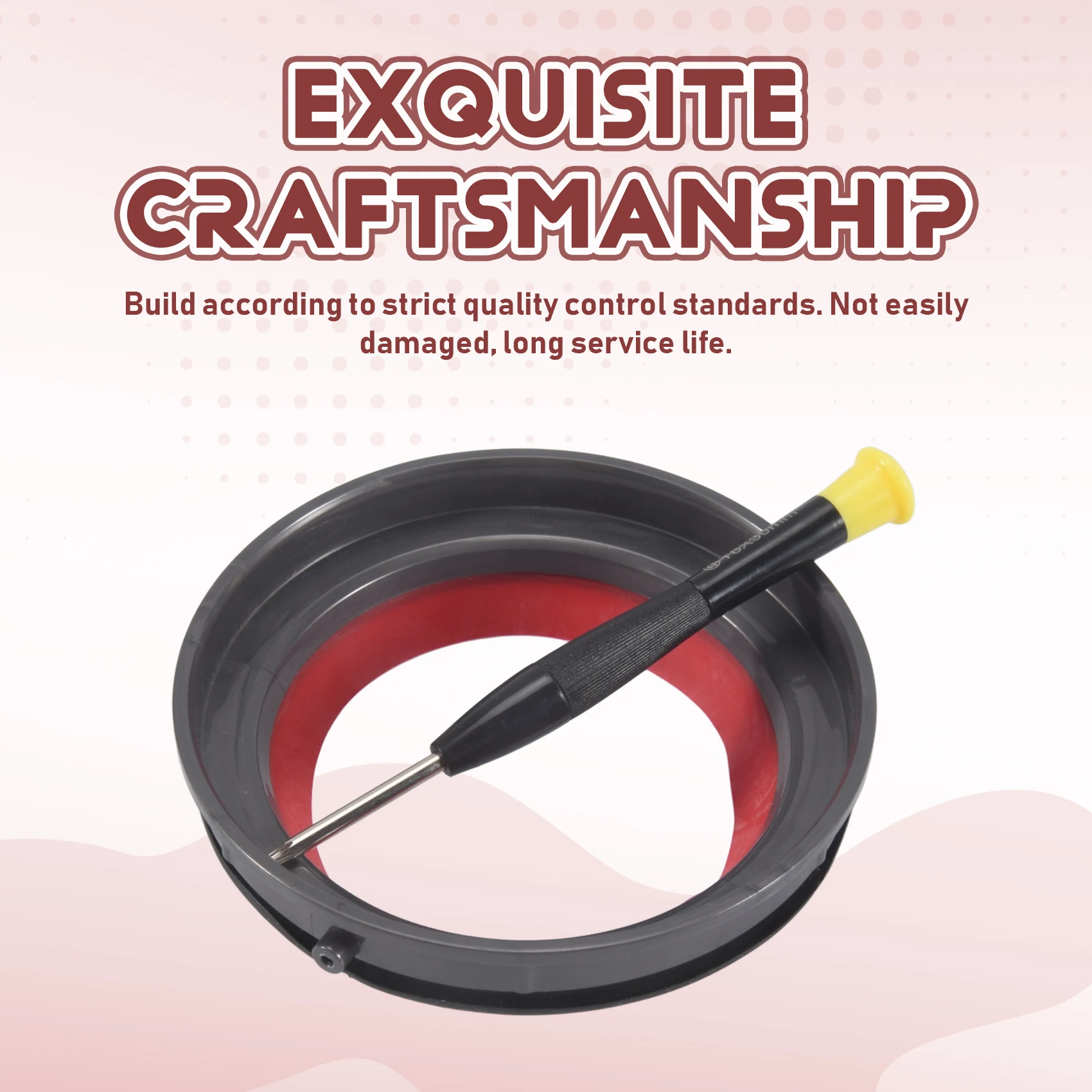 A23T Top Fixed Sealing Ring Replacement for Dyson V12 V10 Slim Vacuum Cleaner, Dust Bin Bucket Filter Garbage Box Seal with