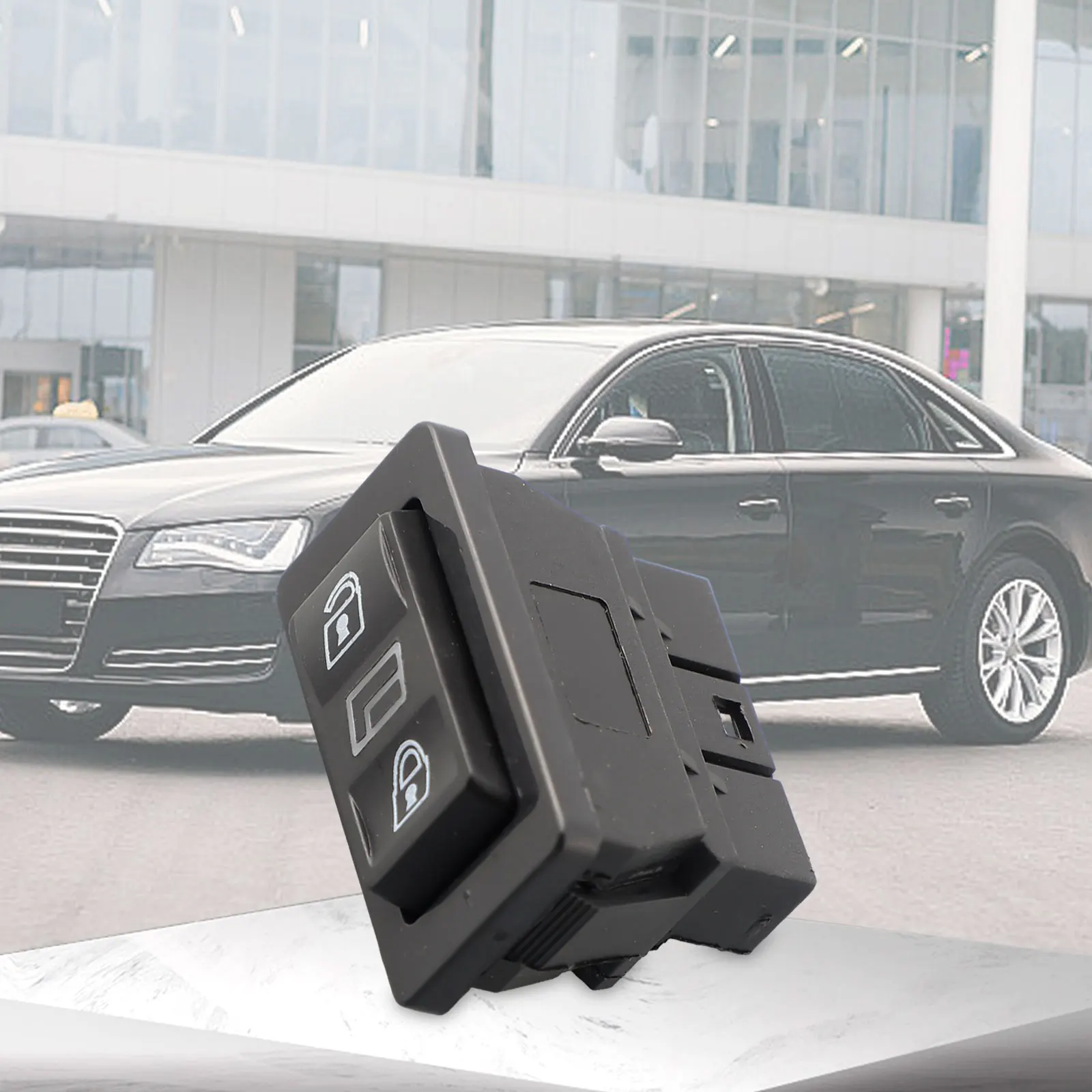 Car Door Power Switch 12V 20A 3 in 1 with 5 Pins DPDT for Door Glass and Lock Control Compatible with Various Car Models