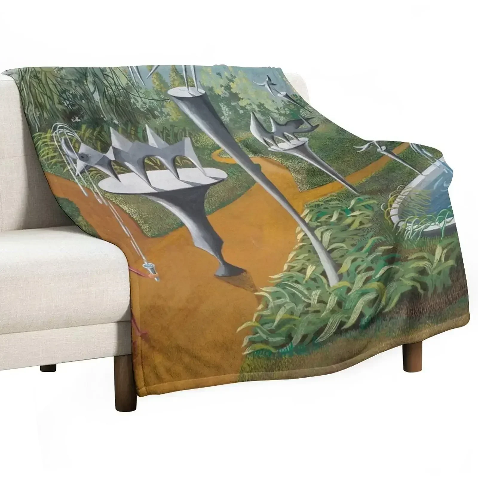 Tiforal, by Remedios Varo Throw Blanket blankets ands Blankets For Sofas Blankets