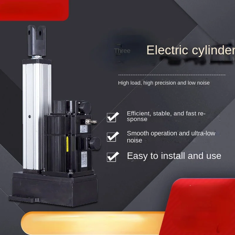 Small high-speed direct folding industrial micro electric oil cylinder with push rod