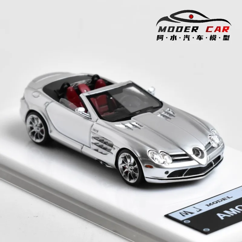 Stock 1:64 SLR modelo de coche de resina fundida convertible de dos puertas, juguetes para niños, regalos festivos para niños, decoraciones para adultos.