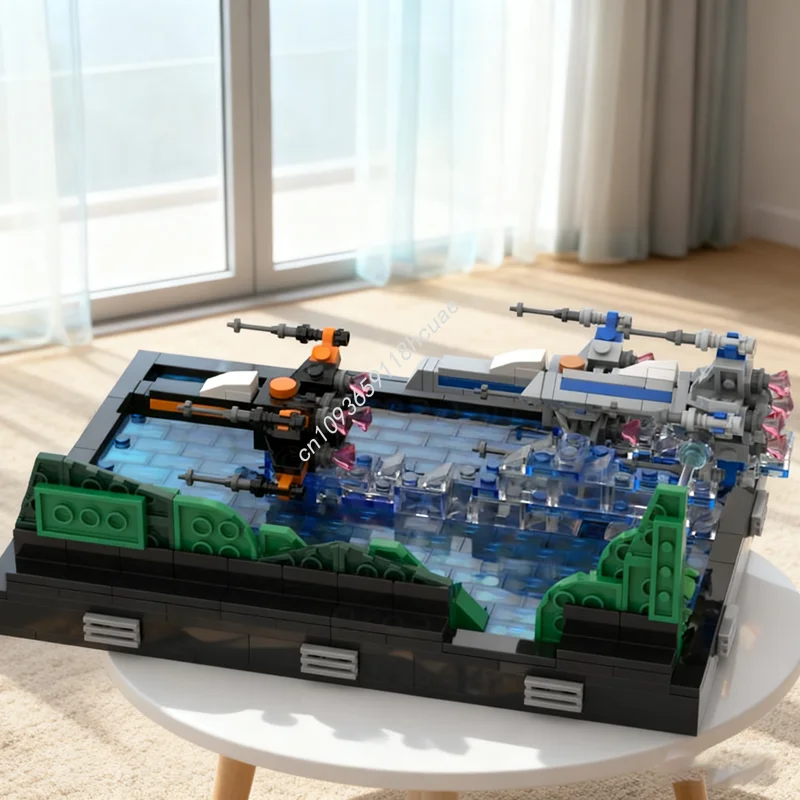 

678 шт. MOC March The Resistance диорама звезда модель строительные блоки рождественские подарки строительство собрать игрушки «сделай сам» идея для детей