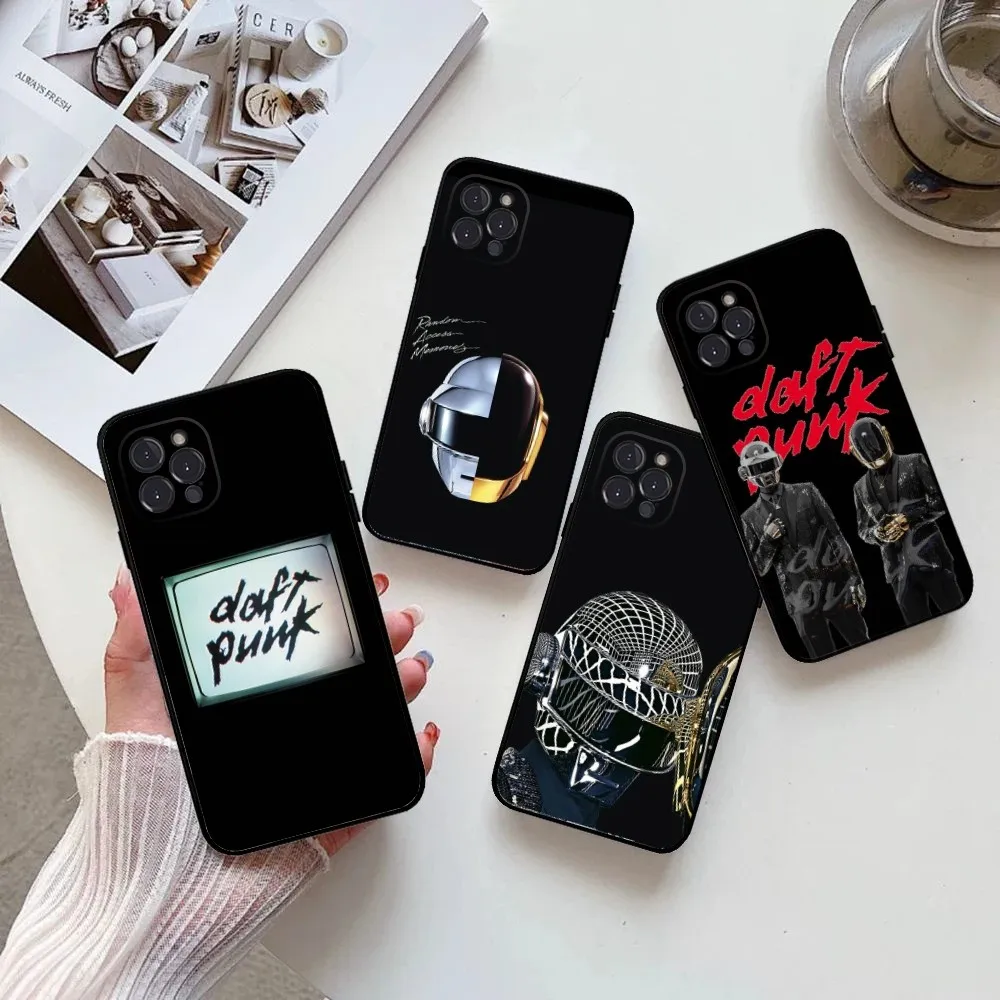 D-Daft Punk Phone Case  for IPhone 15,14,13,12,11 Pro Max Mini 8,7,Plus,SE2,X,XR,XS,MAX,Silcone,Soft,Covers