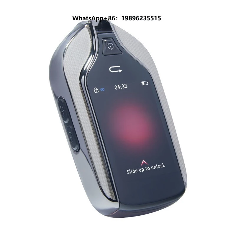 Universal Modified LCD Smart Remote Key Keyless Entry Suitable for All Original Cars with One-button Start Function
