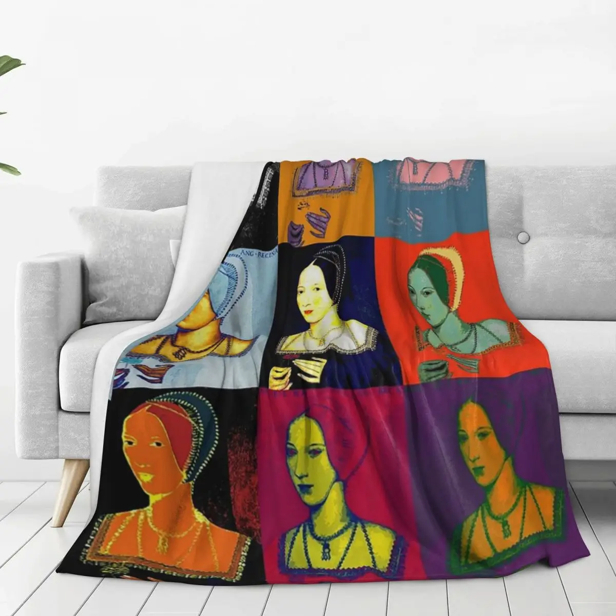 Anne Boleyn Pop Collection Blanket Flannel Warm Throw Blankets Sofa Throw Blanket For Couch Bedding Travel Throws Bedspread