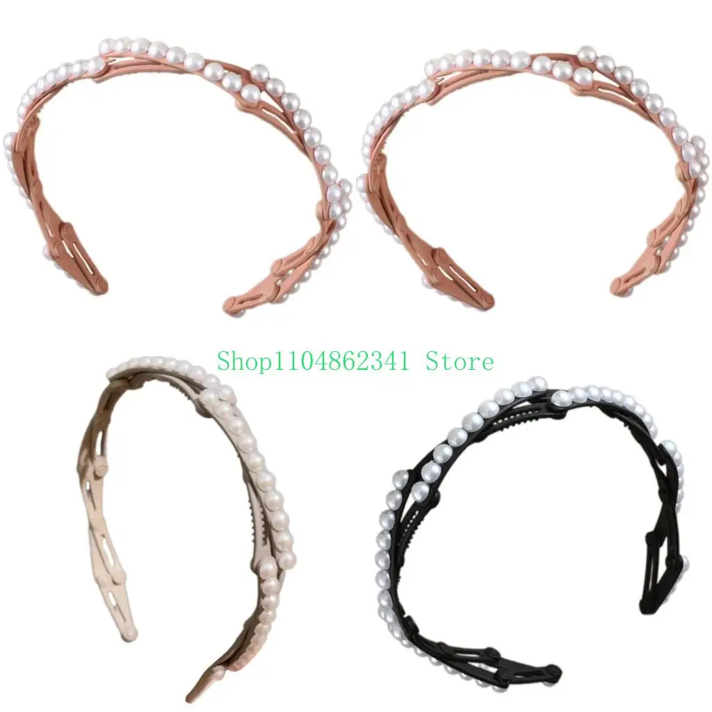 5ASD柔軟で実用的なヘアバンド折りたたみ可能なヘッドバンドヘア装飾現代の女性のためのヘア装飾