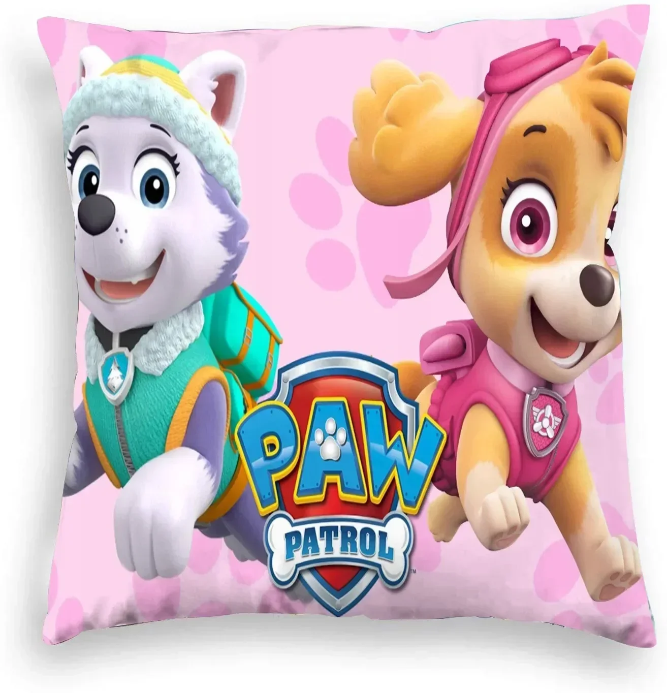 Cartoon Paw Patrol Ryder Pillow Cover Cushion Cover Home Furnishing Sofa Decoration Dog Cushion Car Waist Pillow Wholesale