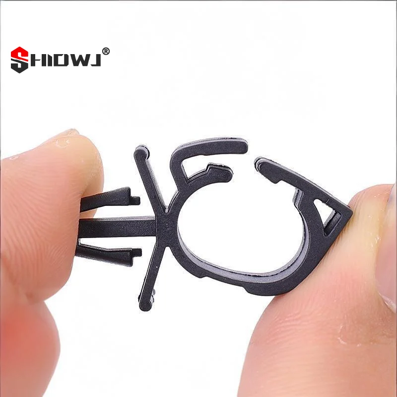 Cable Clips for Car Interior 10 PCS Cord Management Holder Multipurpose Self Adhesive for Office Desk Home Kitchen