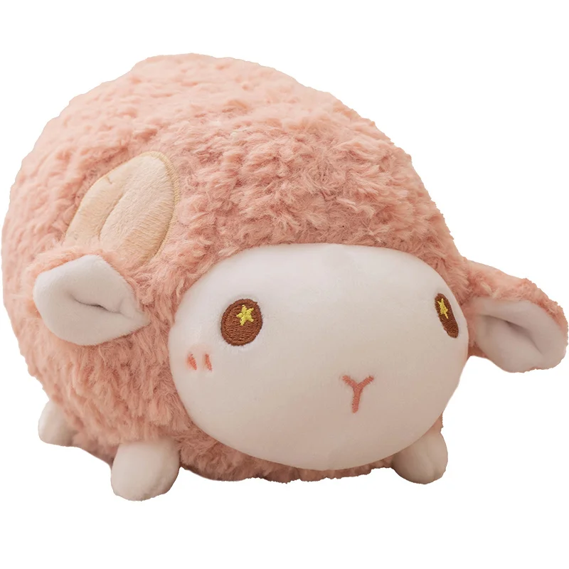 23cm PP Cotton Cartoon Plush Sheep Soft Toys Stuffed Animal Lamb Dolls Valentine's Day Christmas Gifts Toy for Children Girl