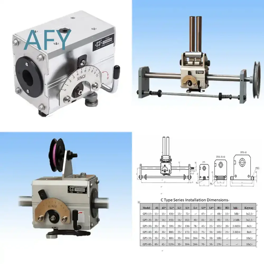 Qipang Rolling Ring Drive Linear Traverse Unit Assembly GP3-20 for CNC Lathe Machine Parts Linear Motion System Industrial