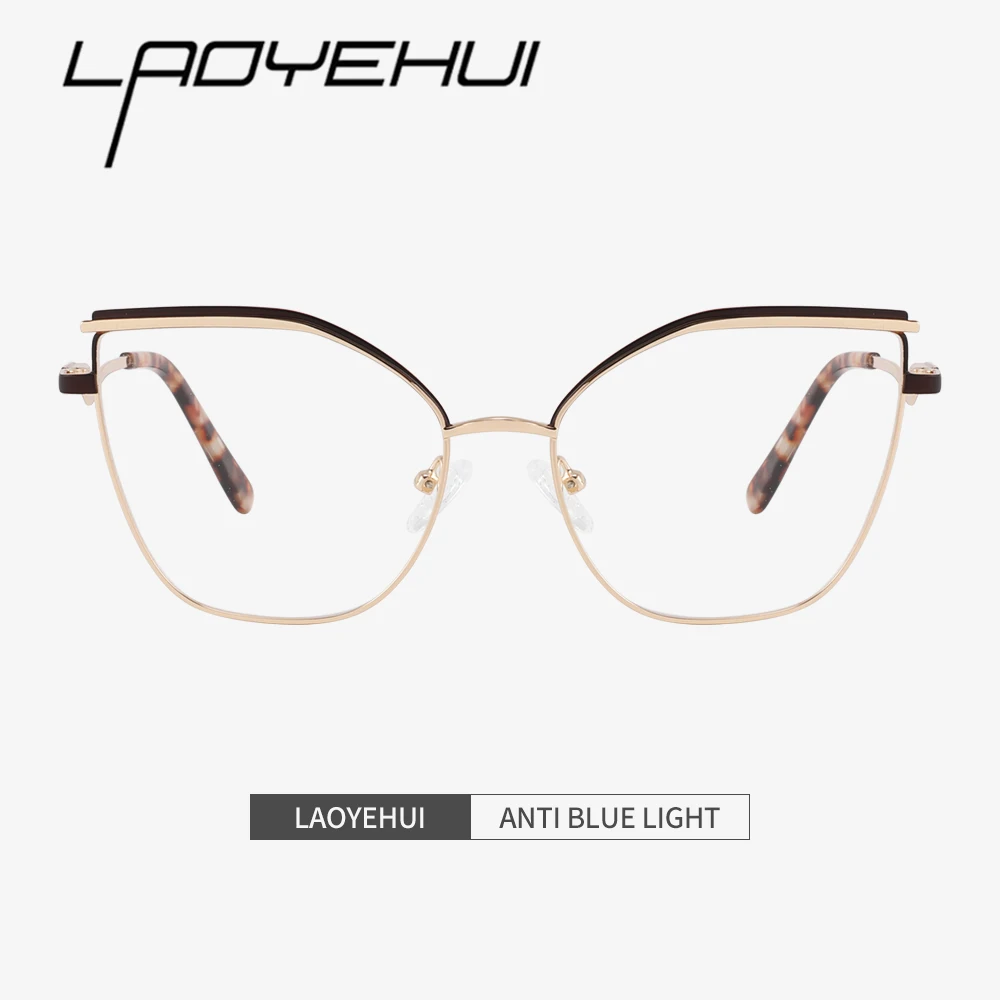 

Blue Film Reading Glasses with Prescription Women's Glasses Frame for Degree Oversized Decorative Eyeglasses Computer Eyepieces
