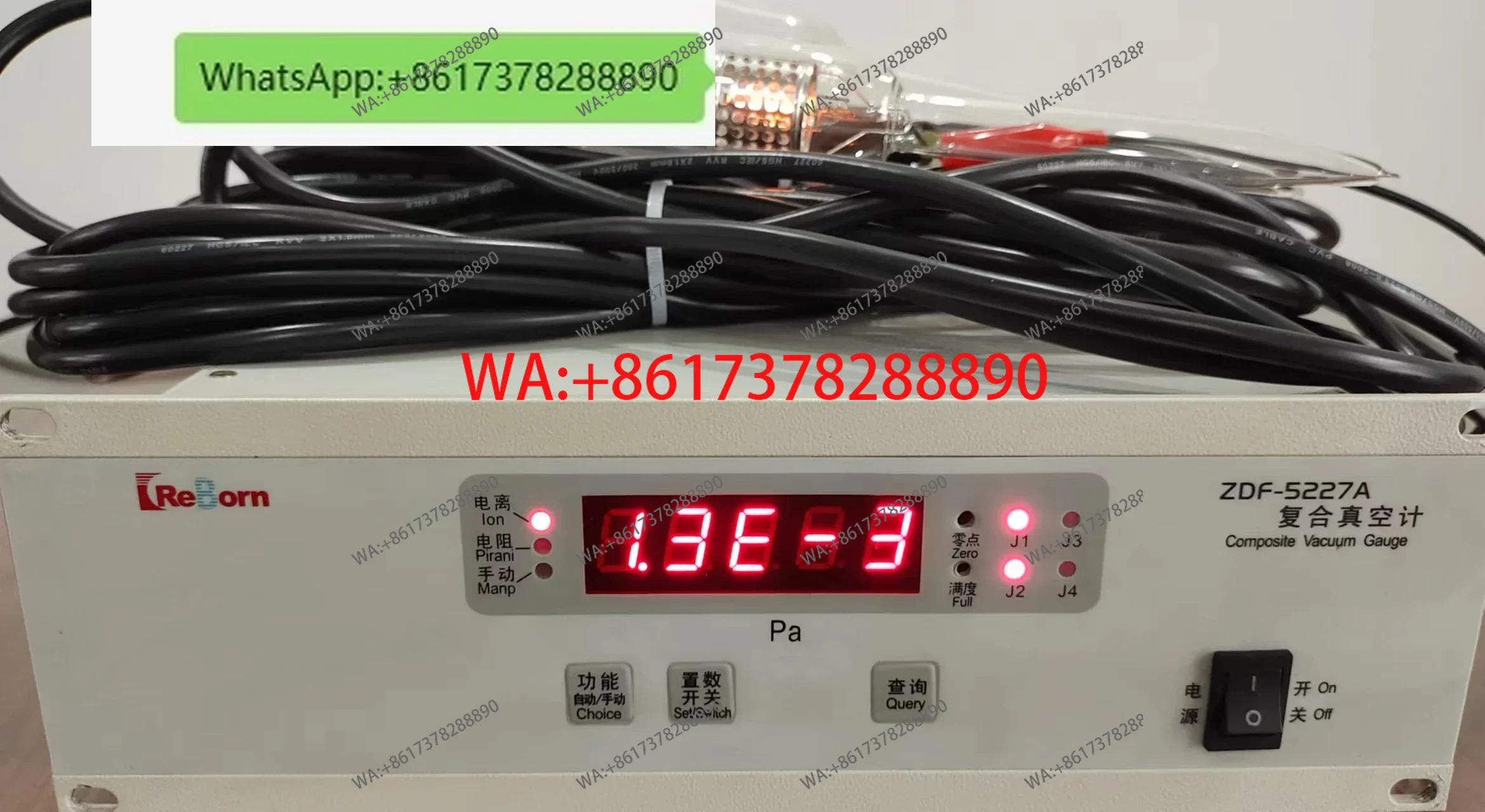 Tsinghua University 5410.5227 Single Thermocouple Two Resistors One Ionization Composite Vacuum Gauge  Chengzhen Data Cable