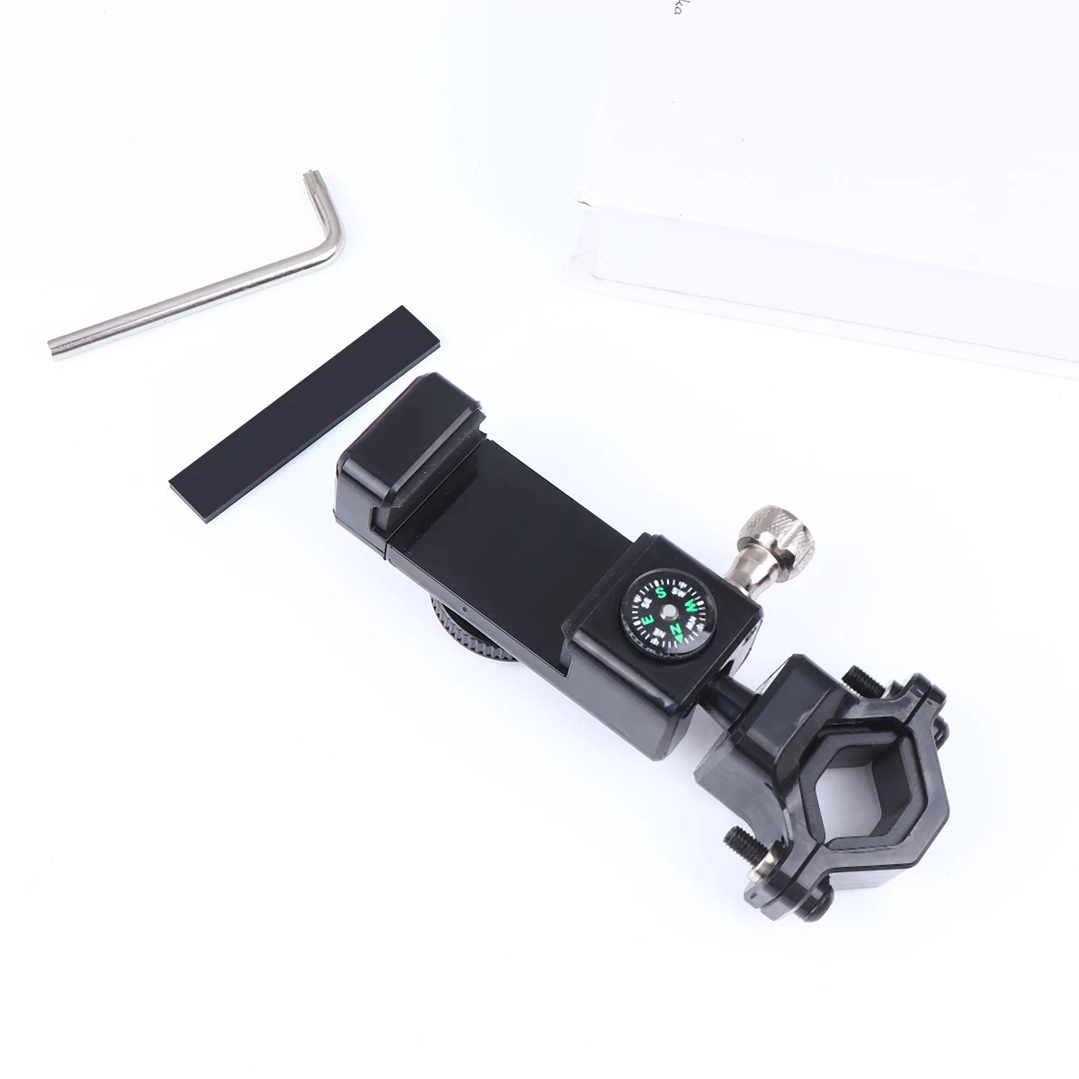 

Universal Bike E-Bike Motorcycle Handlebar Mobile Phone Mount Holder Stand Clamp Support Compass Anti-Theft Screw Fast Locking