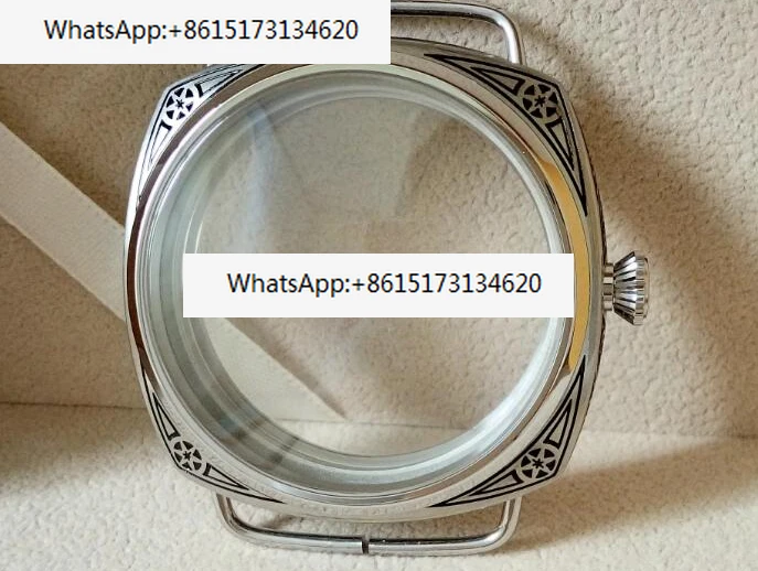 

Корпус с гравировкой 47 мм, нержавеющая сталь 316L для ETA 6497/6498, аксессуары для часов с ручным механическим механизмом, чехол