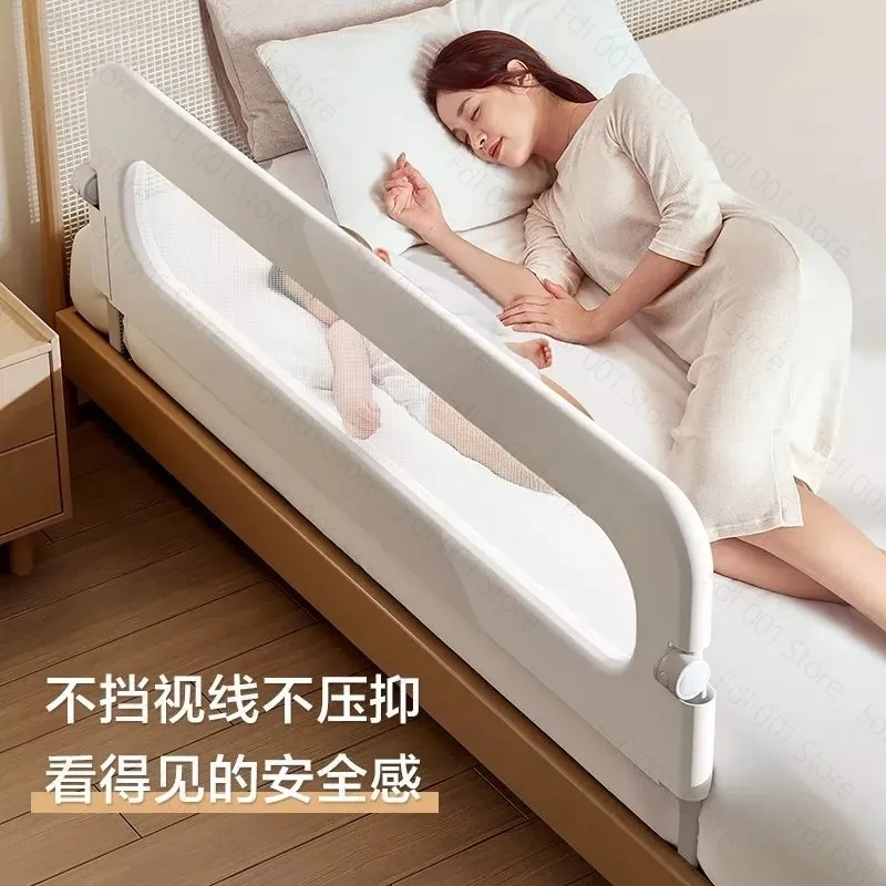 120cm Foldable Portable Baby Bed Rail Guard Anti Drop Side Baffle Safety Bed Fence for Children Travel Bedroom Protection