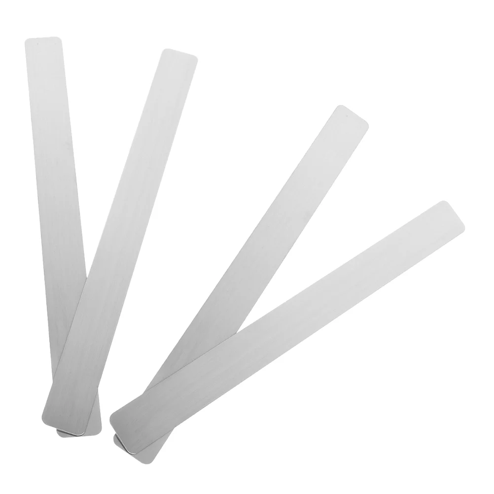4 Pcs Bulletin Board Iron Sheet Wall Magnetic for Boards Walls Adhesive Strips with Backing