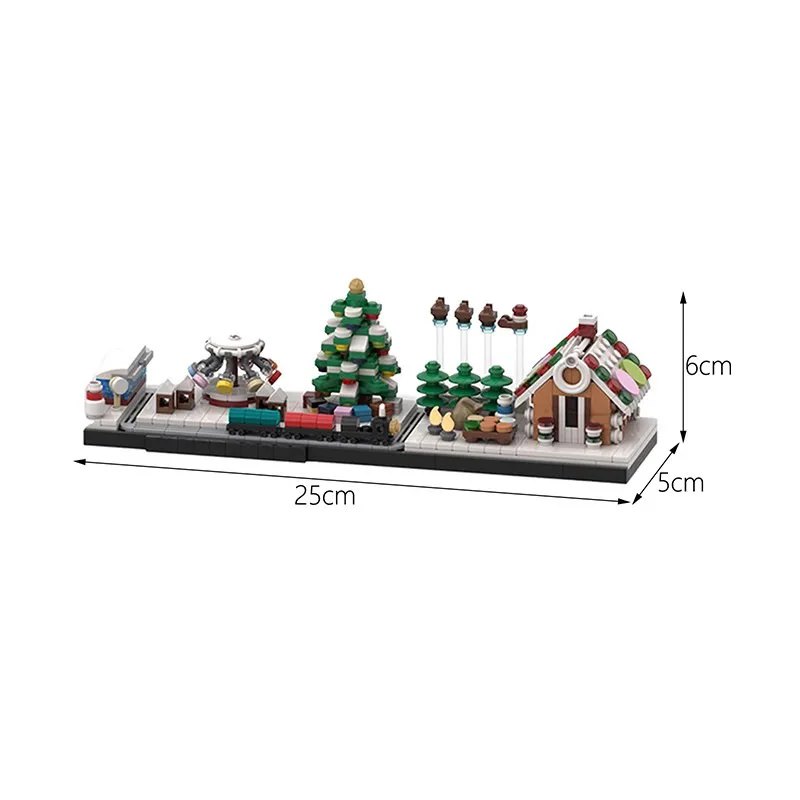 Roma CHristmas City Architecture Skyline Building Blocks The Wizard of Oz Bricks Town Street Skyline Toys For Kids Birthday Gift