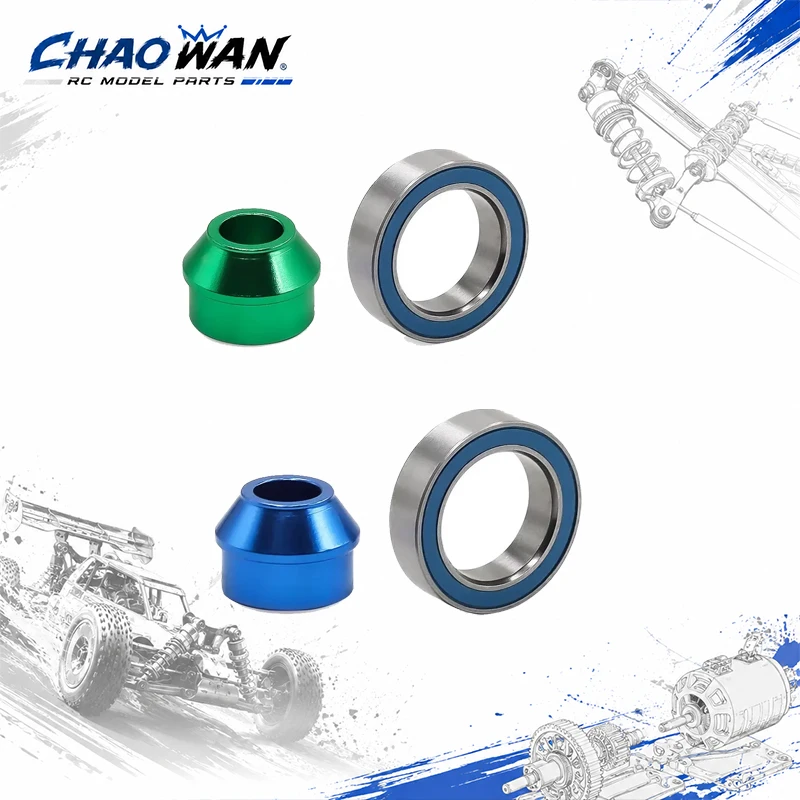 10x15x4mm 6893X Ball Bearing with Metal Adapter for Traxxas Slash 4X4 Rustler Stampede RC