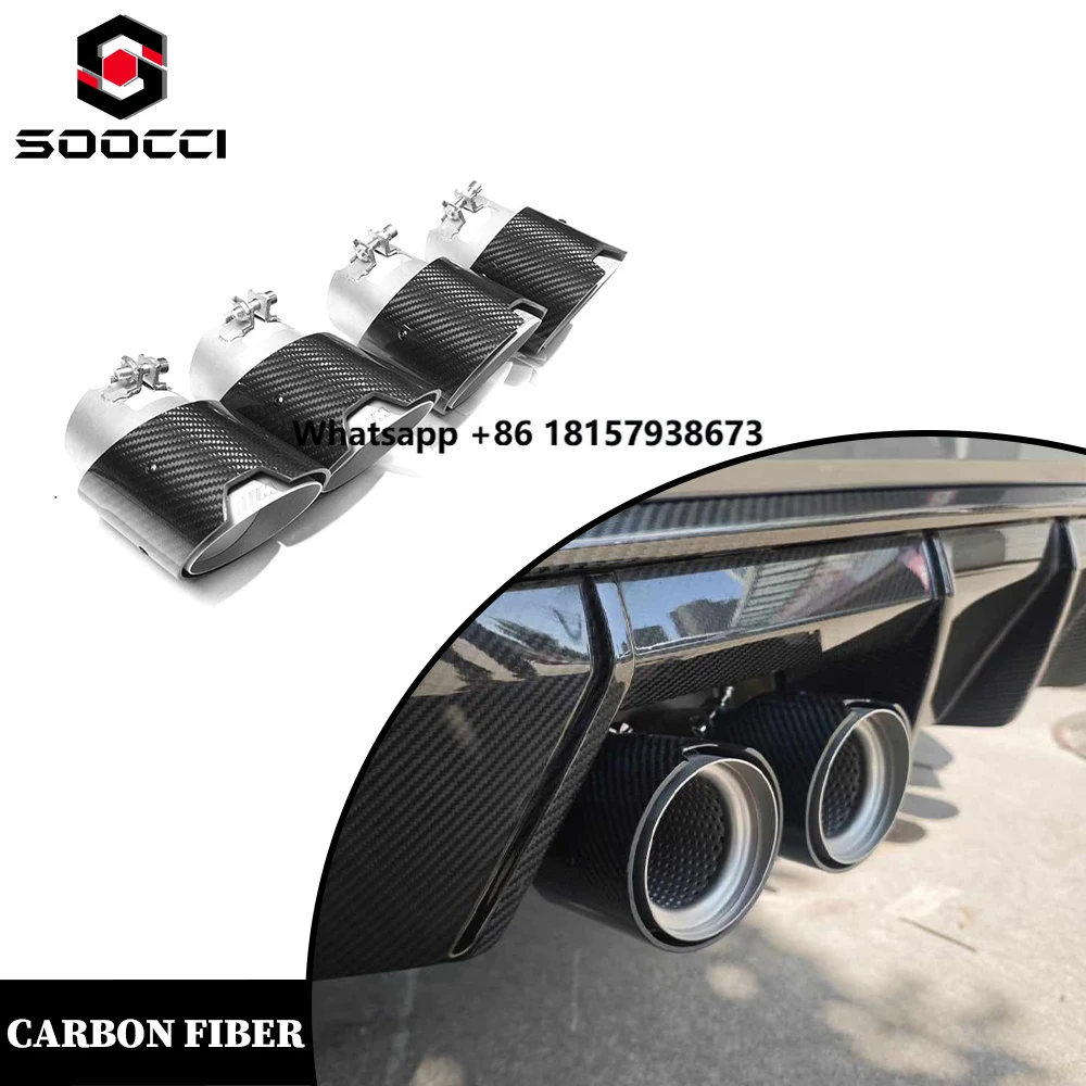 

M3 G80 M4 G82 M Carbon Fiber Stainless Steel Exhaust Tips for M2 M3 M4 Muffler Exhaust Pipe G80 G82 G83 G84 G87 Exhaust Tips