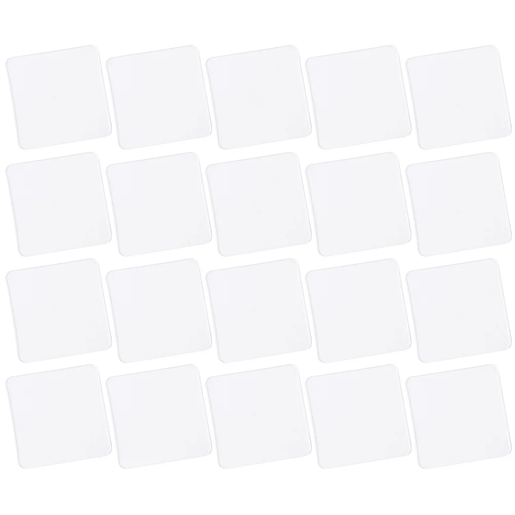 20 pcs Adhesive Tape Transparent Waterproof No-Trace Double Sided Stickers For Furniture Wall Mounting Fixing