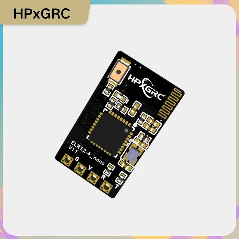 HPXGRC 2.4GHz ExpressLRS ELRS Receiver - Ultra Lightweight for FPV Freestyle Long Range Drone DIY Upgrade Parts (RX Version)