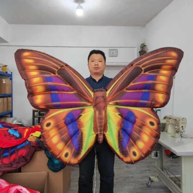 Hot-selling custom giant inflatable butterfly for holiday stage performances and advertising display decorations