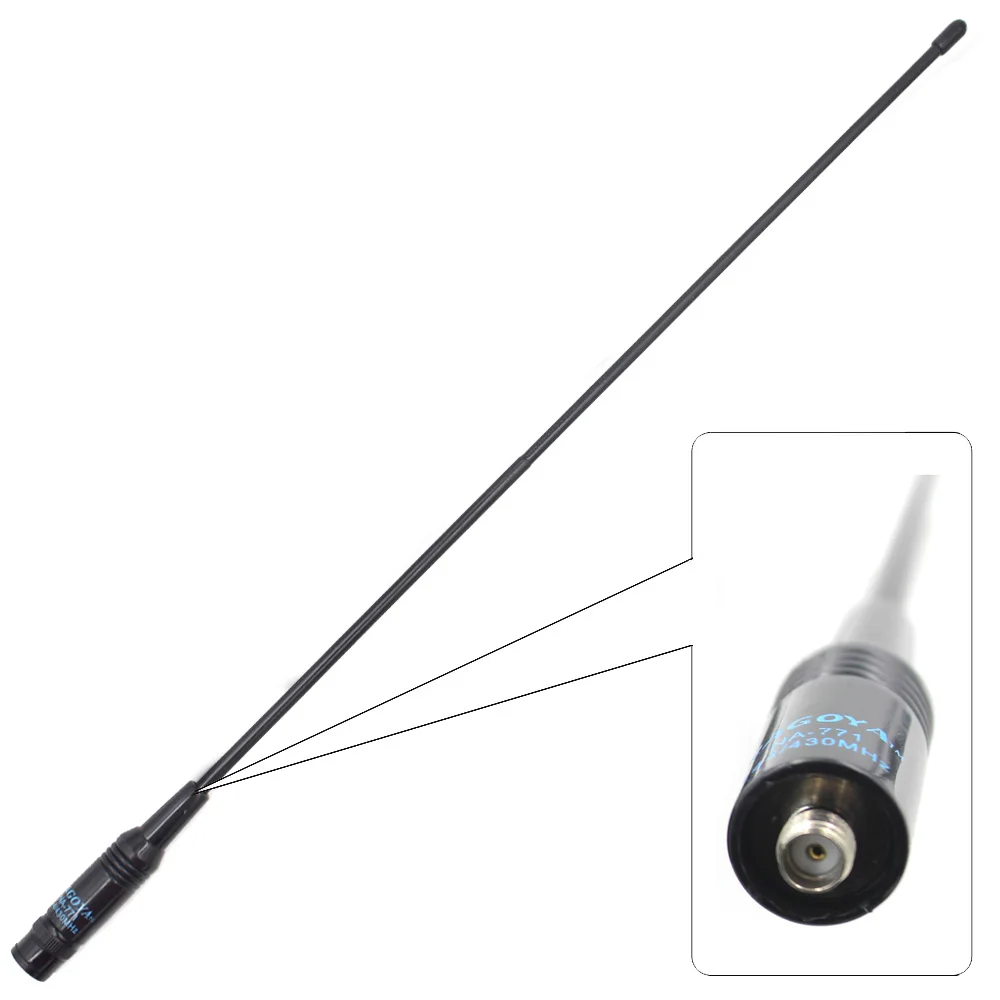Jangkauan Diperpanjang untuk Antena NA771 untuk Walkie Talkie 40Cm Panjang 2 15 DB Gain Kompatibel dengan Model Wanita BF888S dan UV82