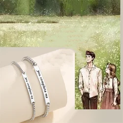 Personality Oath Bracelet For Men Jewelry High Grade 925 Sterling Silver Chain Ncklaces Women Hand Accessories For Lover Gift